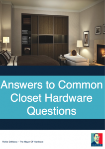 Answers to Common Closet Hardware Questions